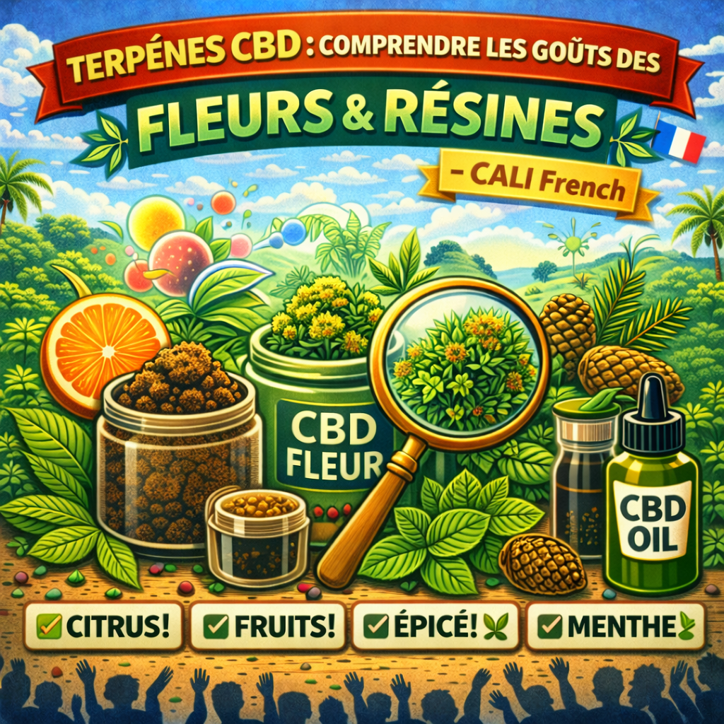 Terpènes CBD : comprendre les goûts des fleurs & résines – Cali French