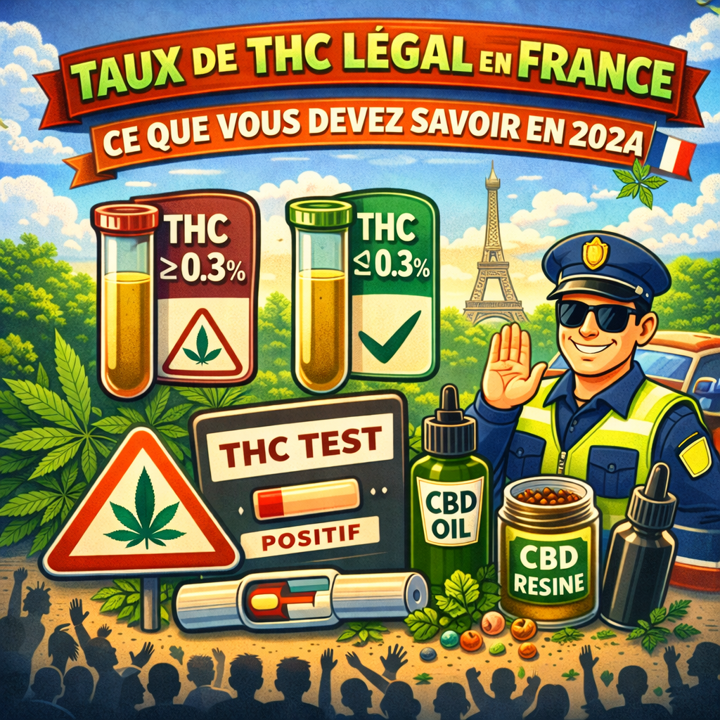Taux de THC Légal en France : Ce Que Vous Devez Savoir en 2024 🇫🇷🌿
