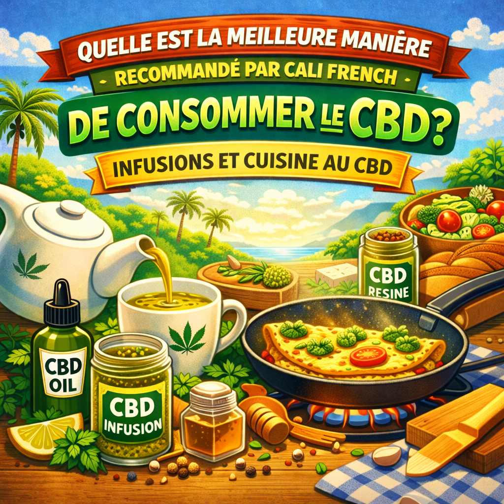 Quelle est la meilleure manière de consommer le CBD ? Infusions et cuisine au CBD