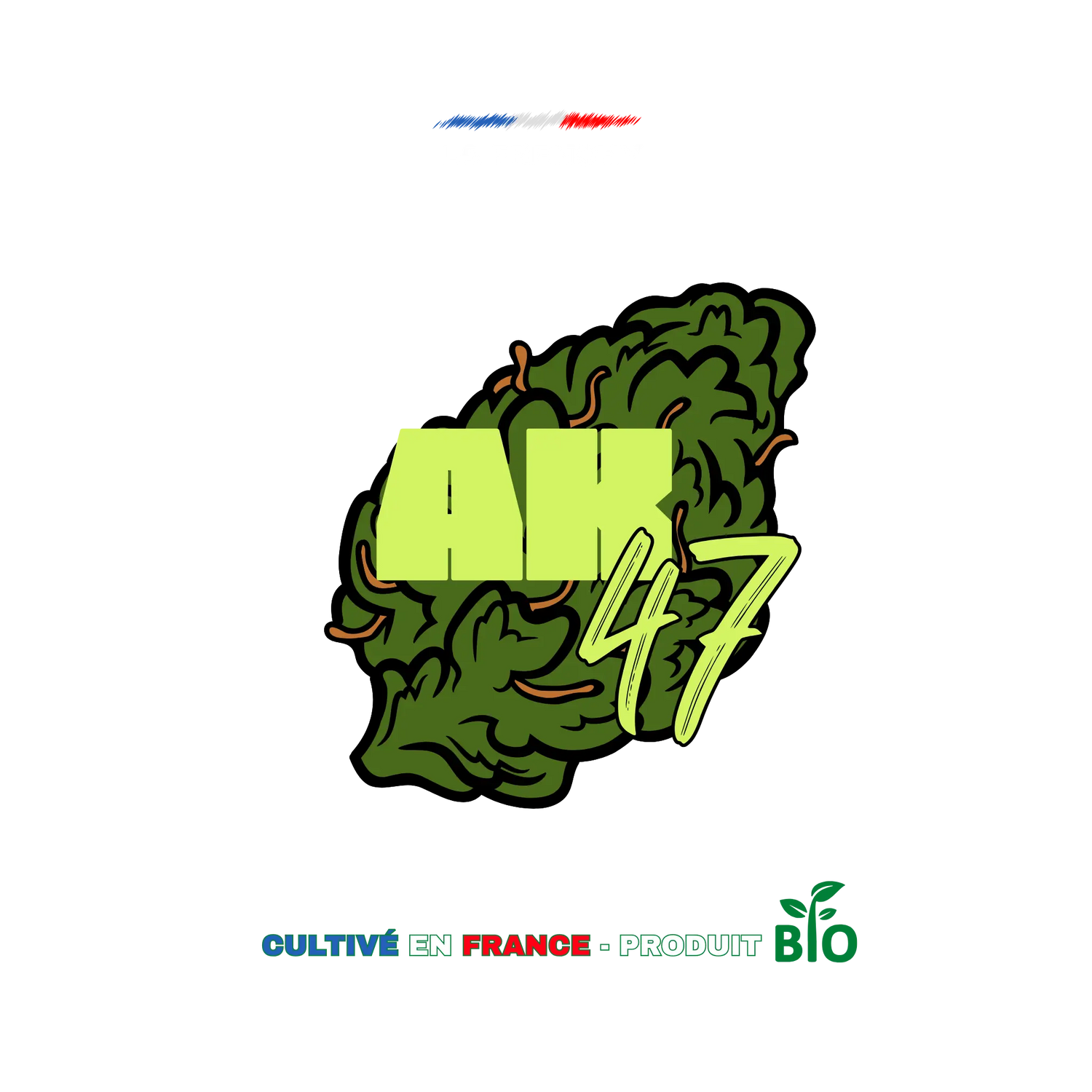 💥 AK-47 CBD – Puissante, aromatique et terriblement relax 🌿 califrench