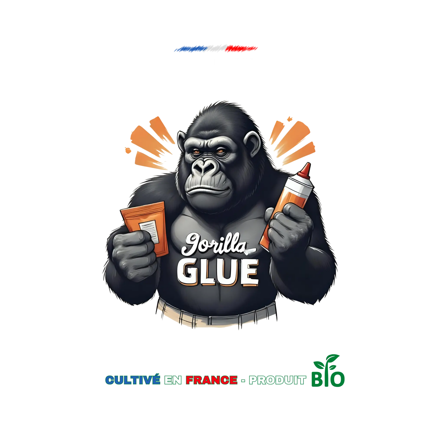 🦍 Gorilla Glue CBD – Puissante, collante et ultra relax califrench